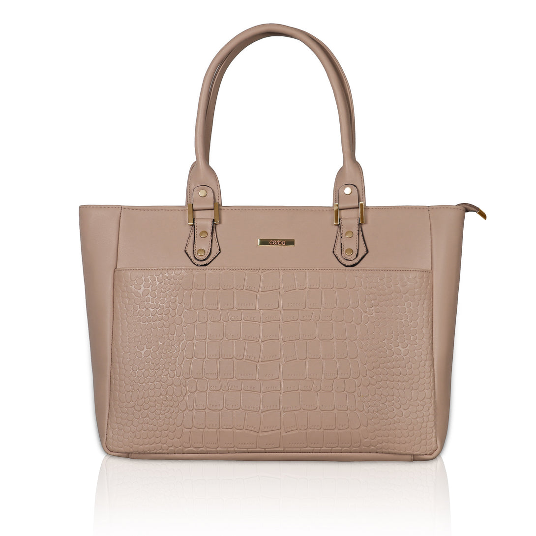 HandBag with Laptop case Golden (Copy) Corba.in