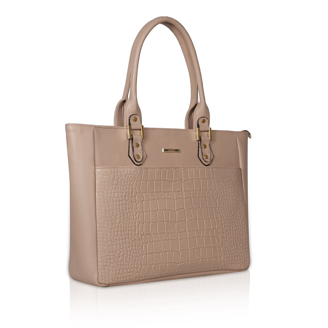 HandBag with Laptop case Golden (Copy) Corba.in