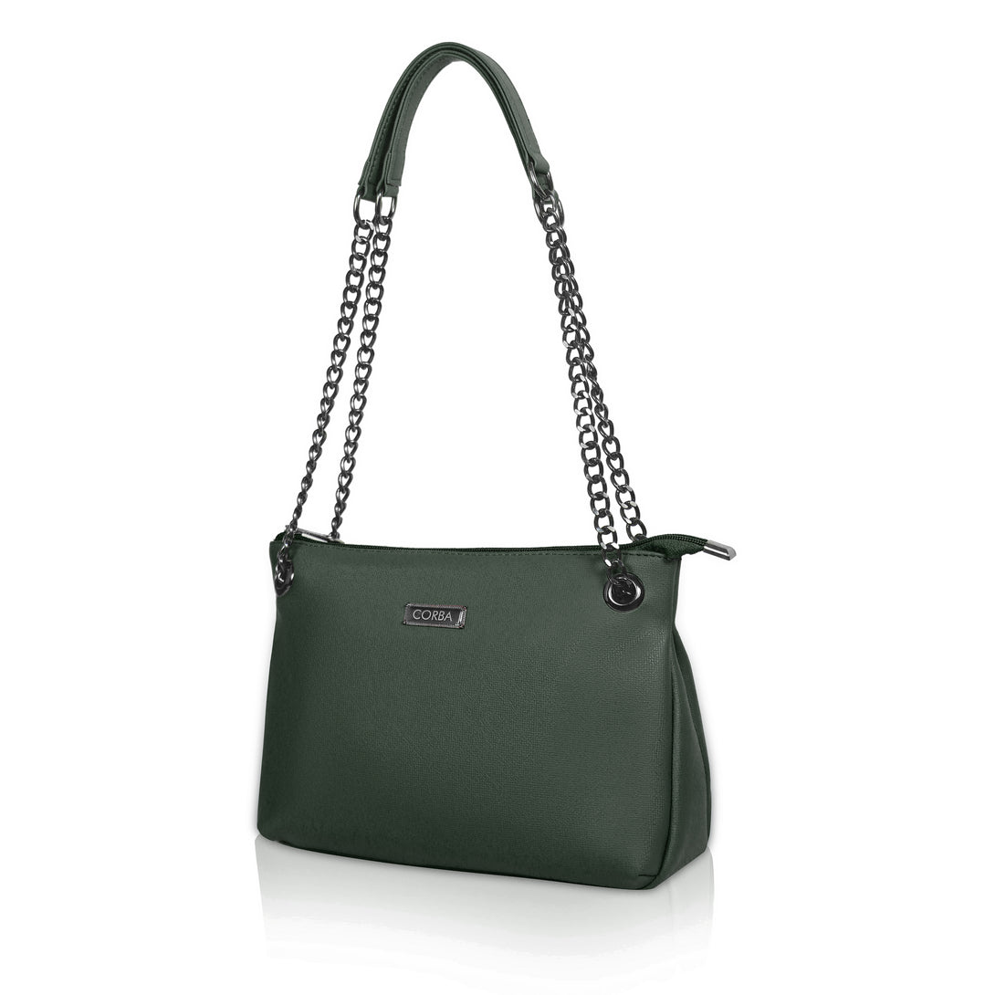 Corba Simple Sling Bag Green Corba.in