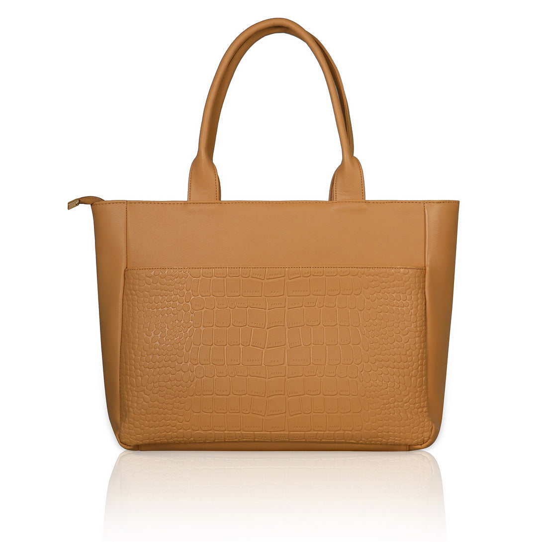 HandBag with Laptop case Golden Corba.in