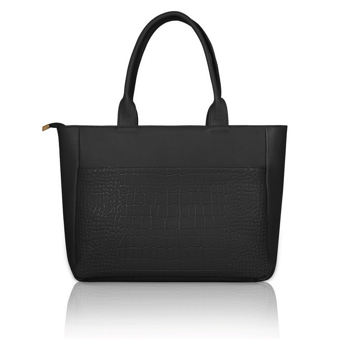 HandBag with Laptop case Fossil Black Corba.in