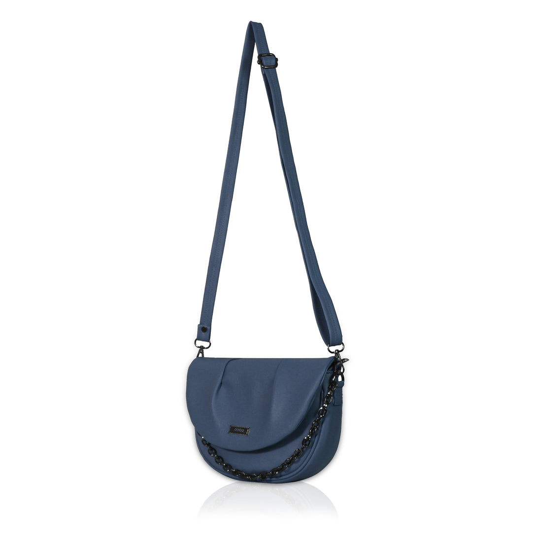 Corba Women Sling Bag Black Light Blue - Corba.in