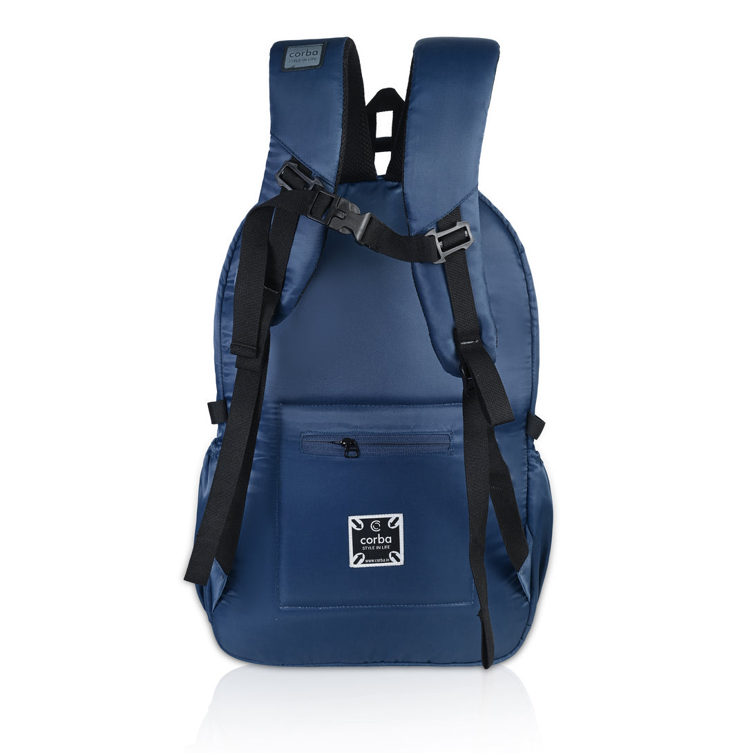 Corba Large 35 L Backpack Stylish Unisex Bag Navy Blue - Corba.in