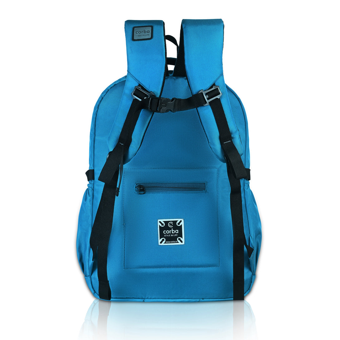 Corba Large 35 L Backpack Stylish Unisex Bag Blue - Corba.in