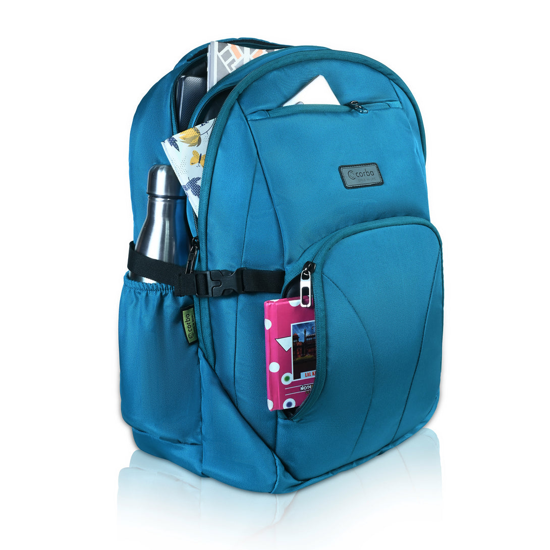 Corba Large 35 L Backpack Stylish Unisex Bag Blue - Corba.in