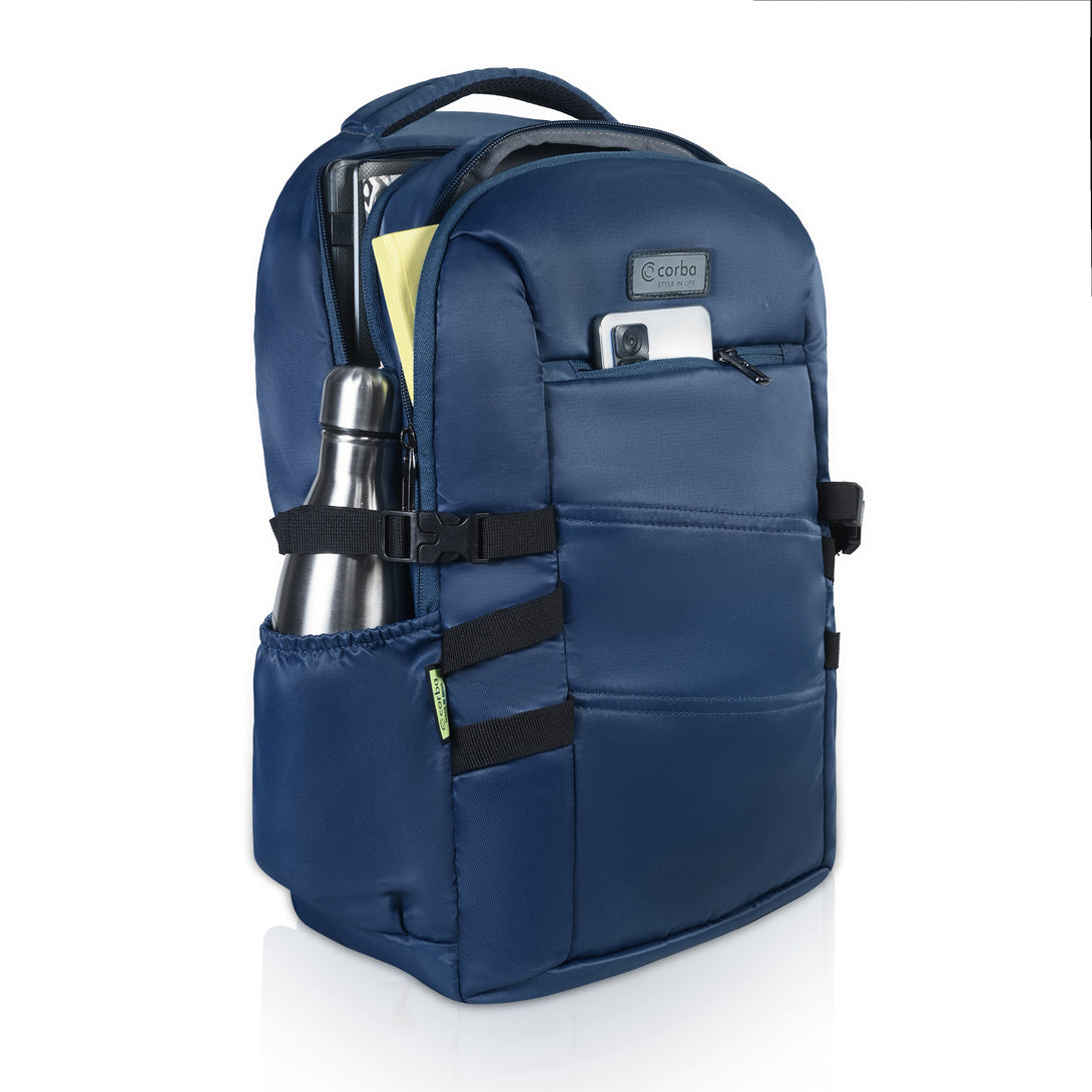 Corba Large 35 L Backpack Stylish Unisex Bag Navy Blue - Corba.in