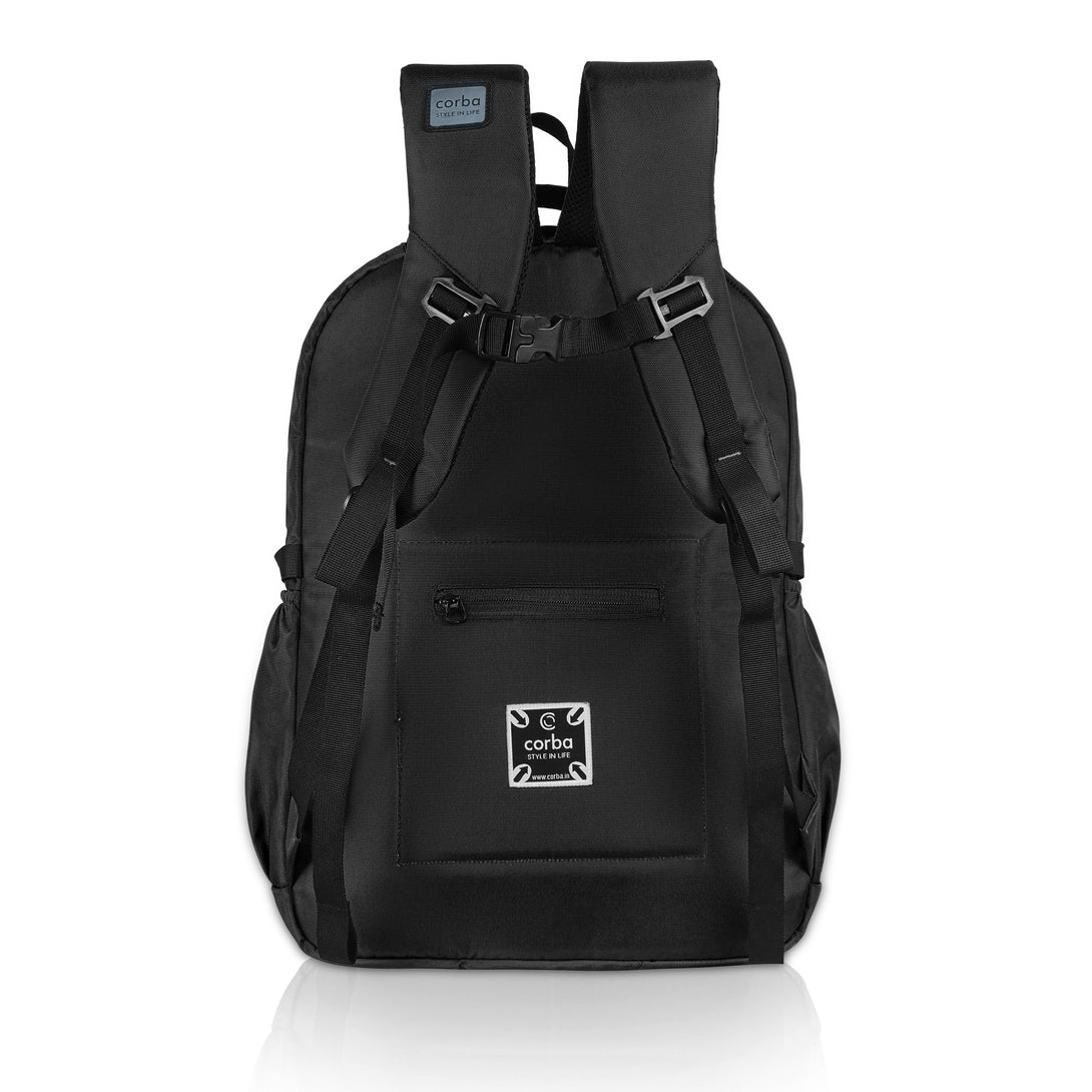 Corba Large 35 L Backpack Stylish Unisex Bag Black - Corba.in