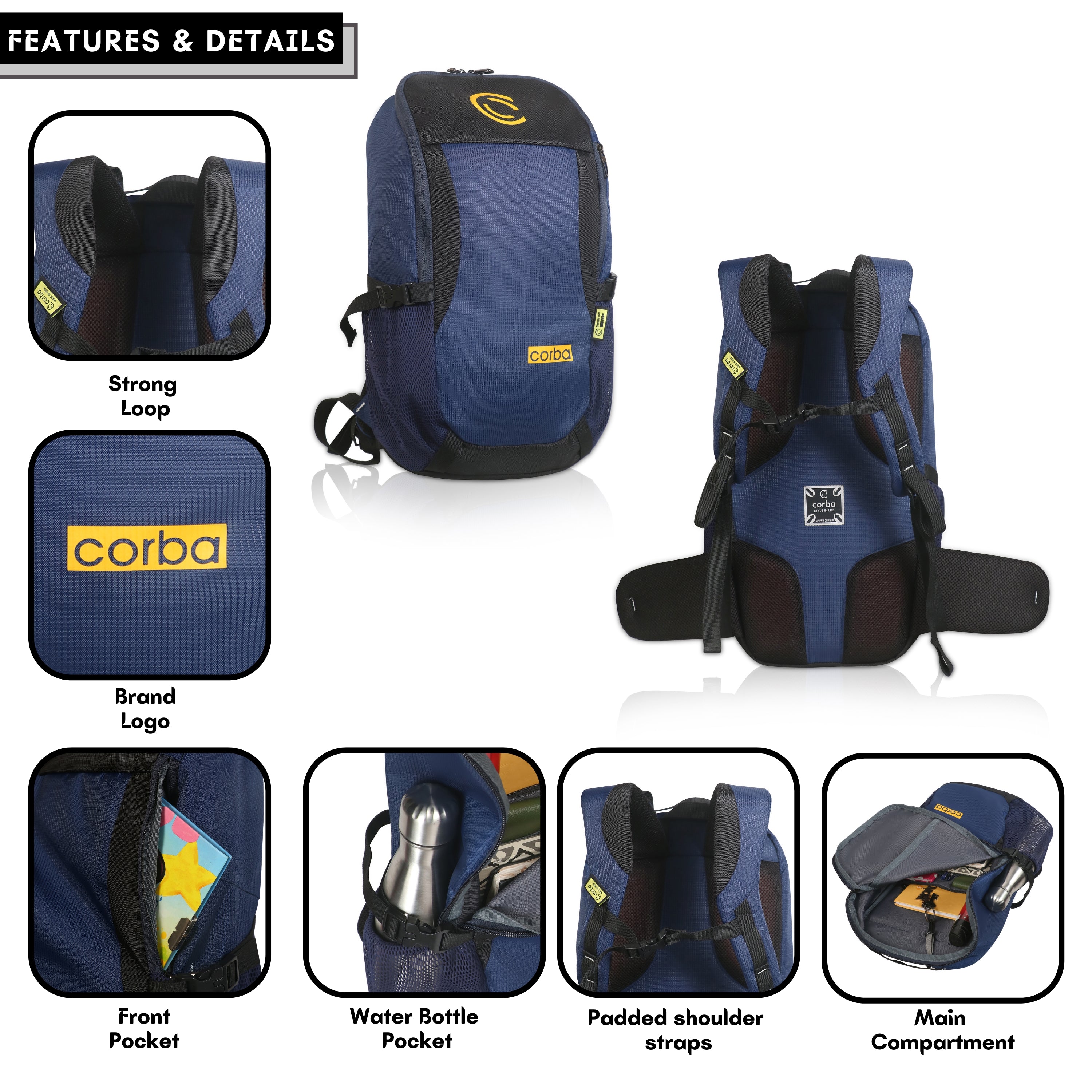 Corba Backpack — Smart Storage. Everyday Comfort.