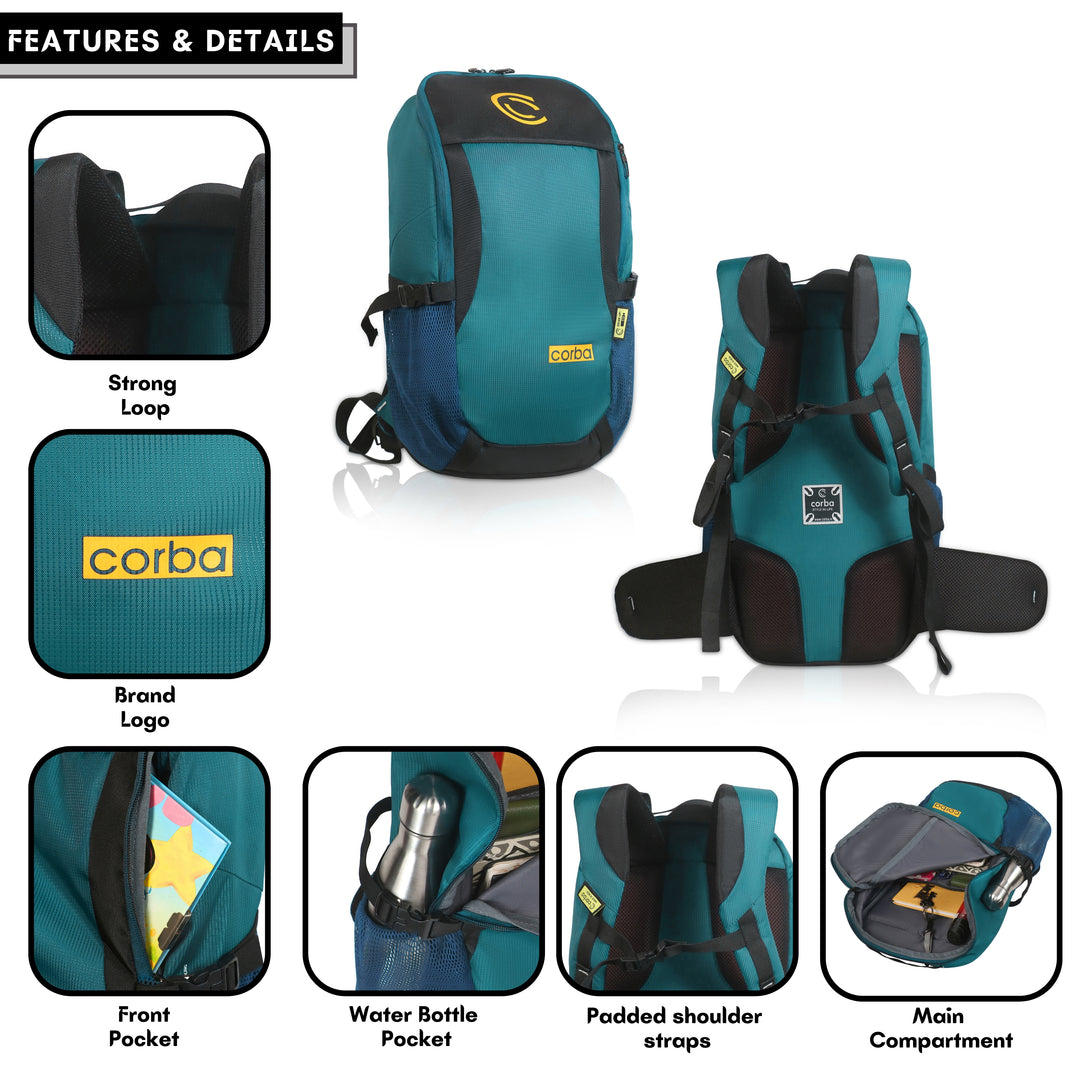 Corba Large 37 L Backpack Adventure Unisex Bag Blue (Copy) Corba.in