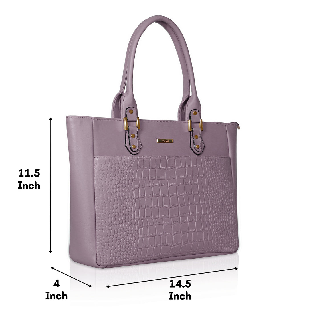 HandBag with Laptop case Light Pink (Copy) Corba.in