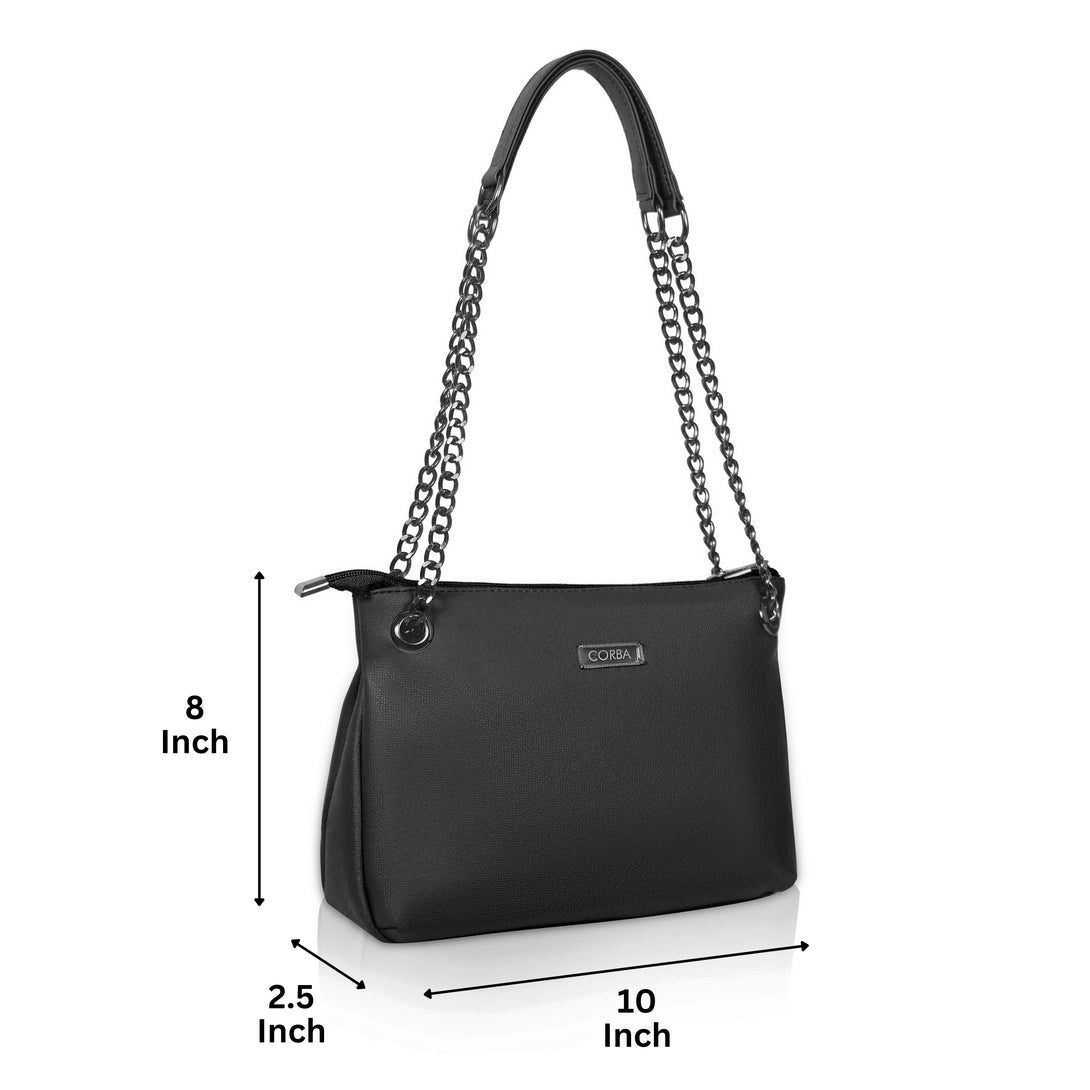 Corba Simple Sling Bag Black Corba.in