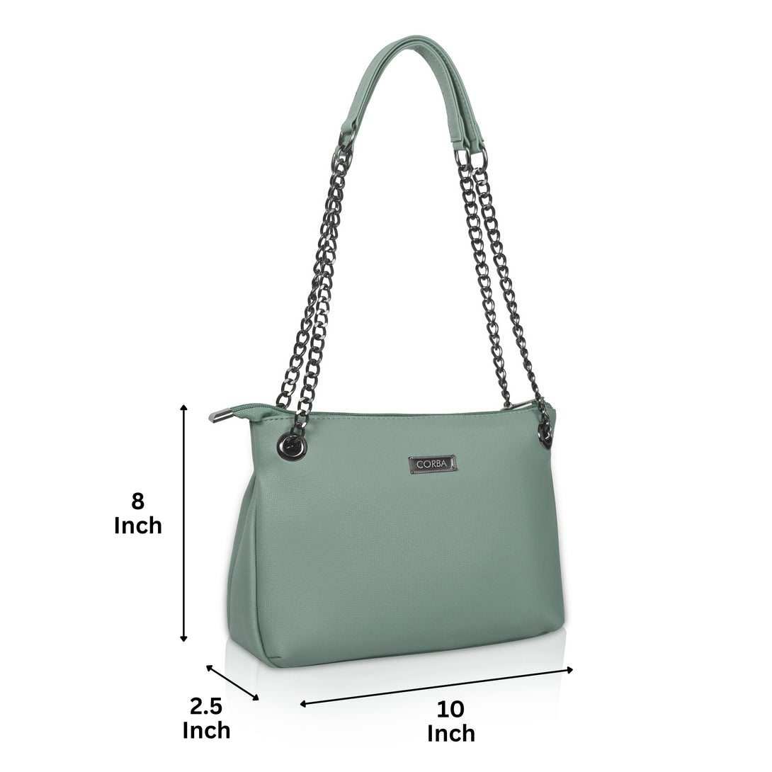 Corba Simple Sling Bag Light Green Corba.in