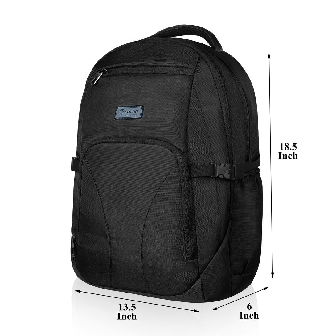 Corba Large 35 L Backpack Stylish Unisex Bag Black - Corba.in