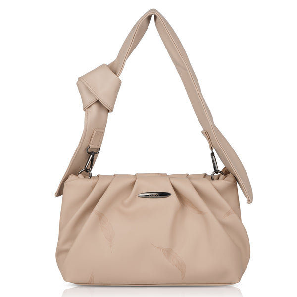 Corba Knot Style Sling Bag Light Cream Corba.in