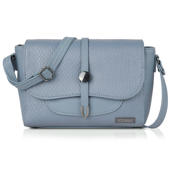 Corba Stylish Sling Bag Blue Corba.in