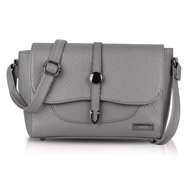 Corba Stylish Sling Bag Blue Grey Corba.in