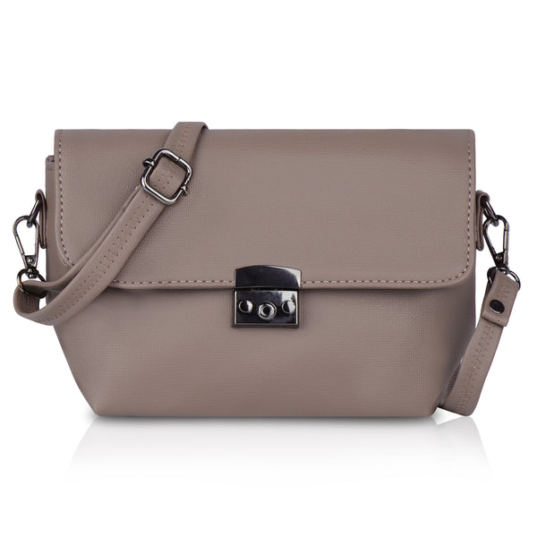 Corba Stylish Sling Bag Fossil Grey - Corba.in