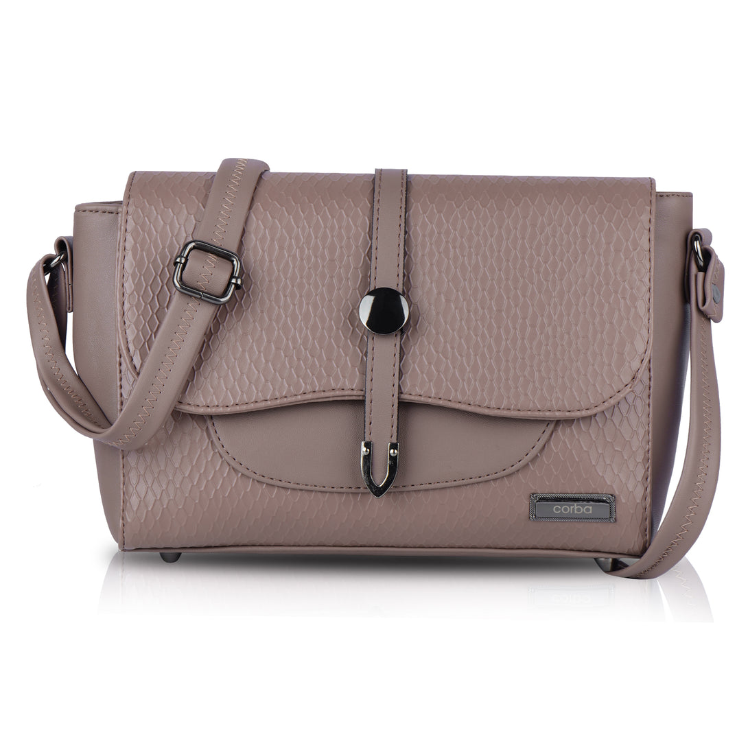 Corba Stylish Sling Bag Light grey Corba.in