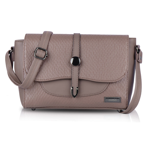 Corba Stylish Sling Bag Light grey Corba.in