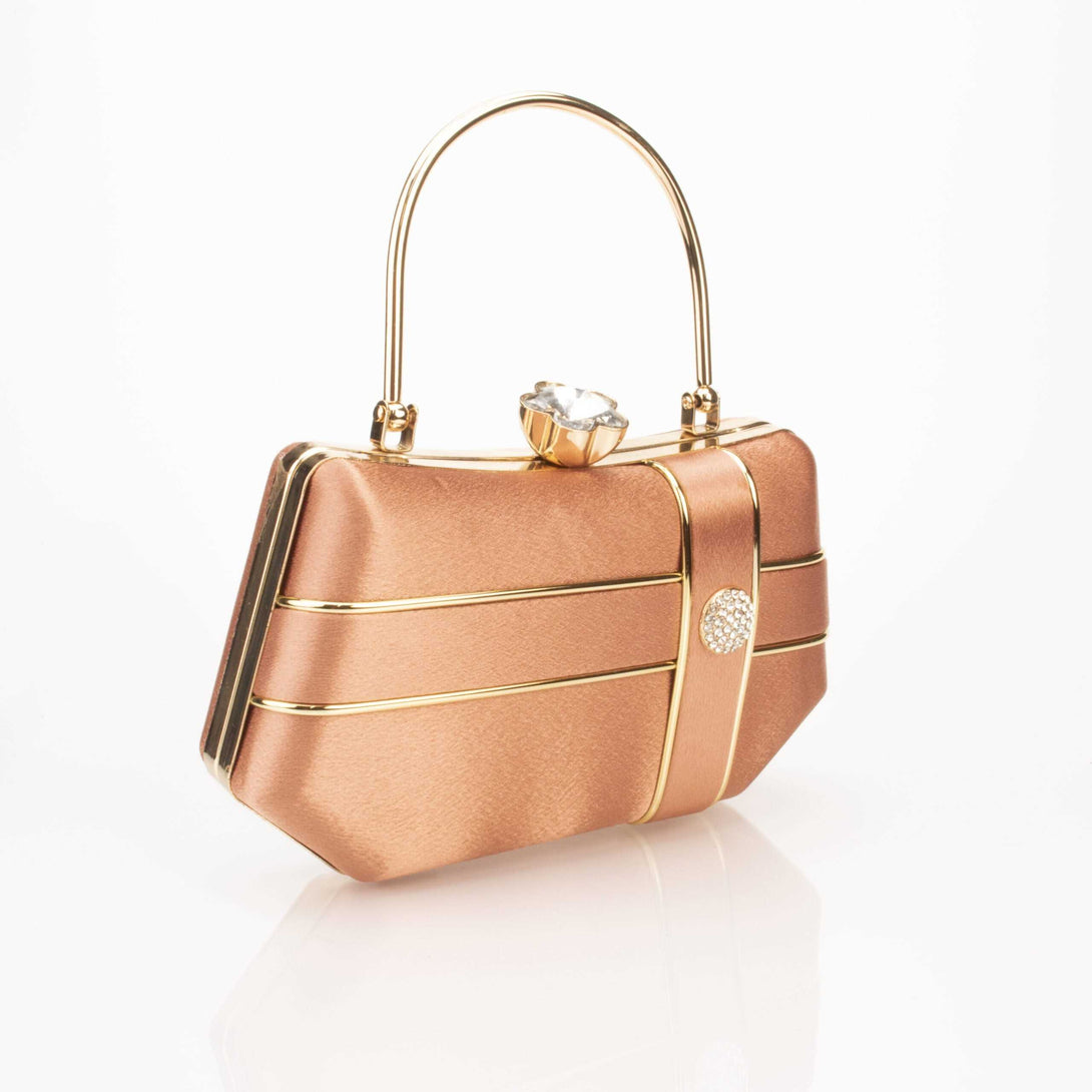 Corba Causal Clutch Bag | Gold