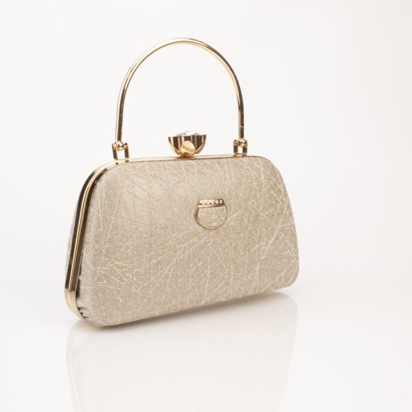 Corba Causal Clutch Bag | Light Gold - Corba.in