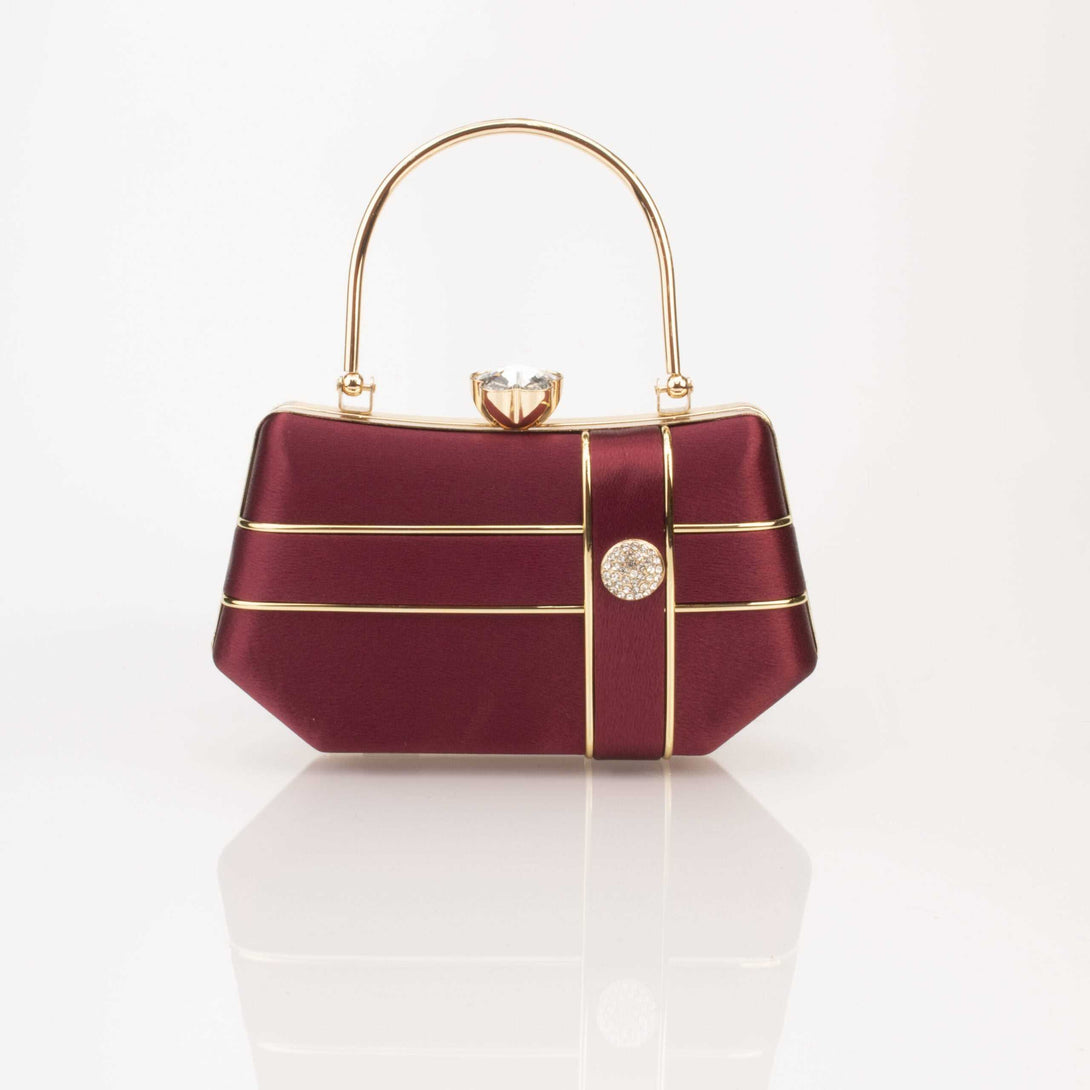 Corba Causal Clutch Bag | Maroon