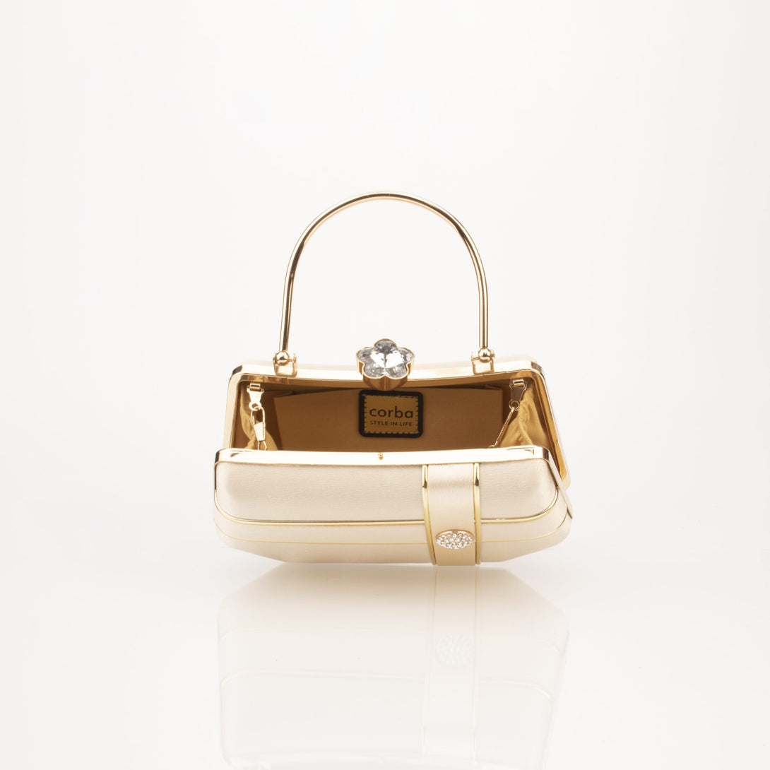 Corba Causal Clutch Bag | Light Cream - Corba.in