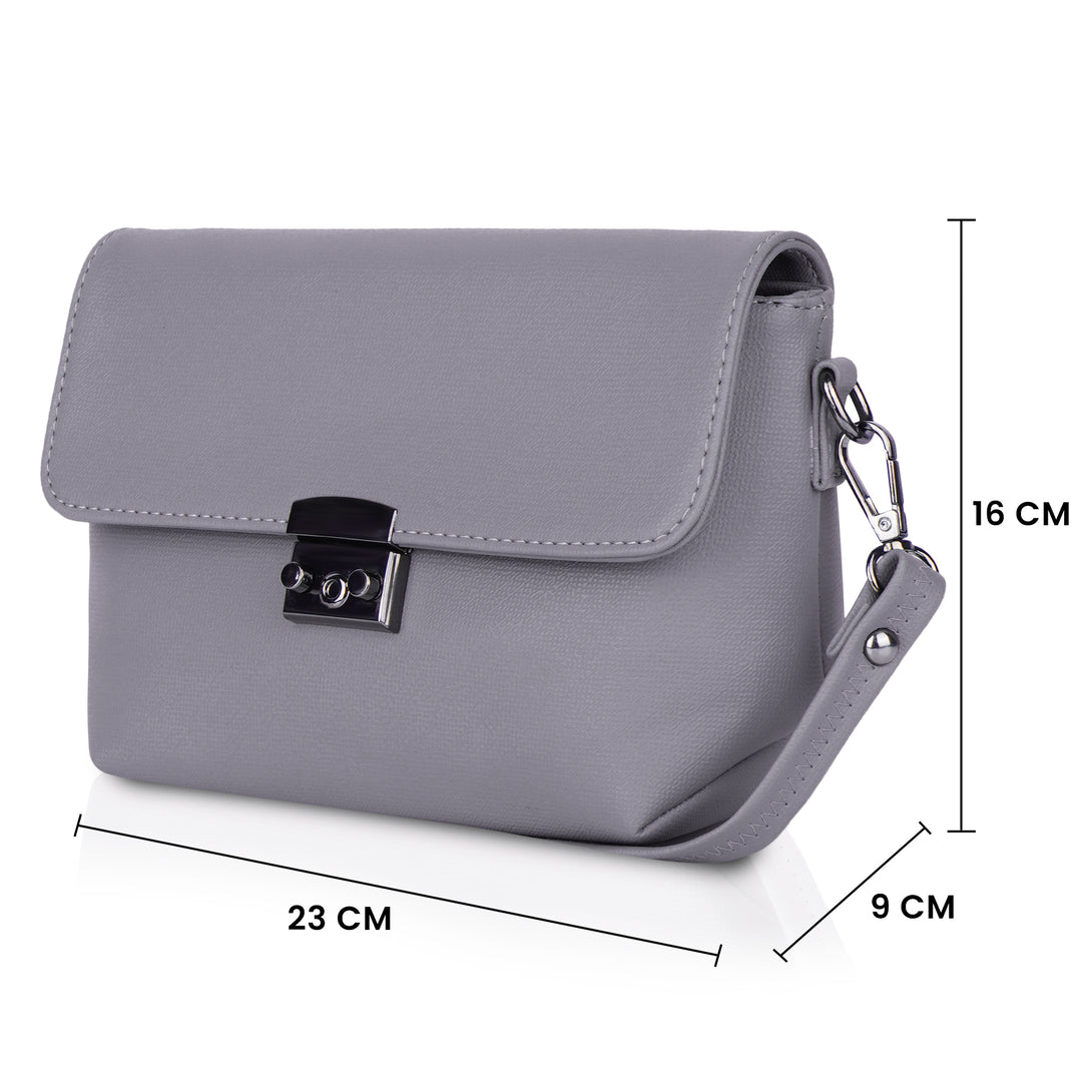 Corba Stylish Sling Bag Light Grey - Corba.in