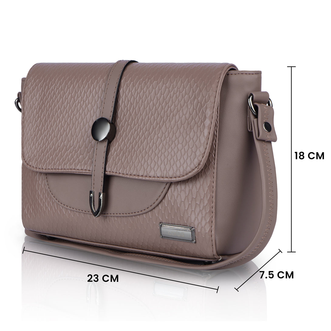 Corba Stylish Sling Bag Light grey Corba.in