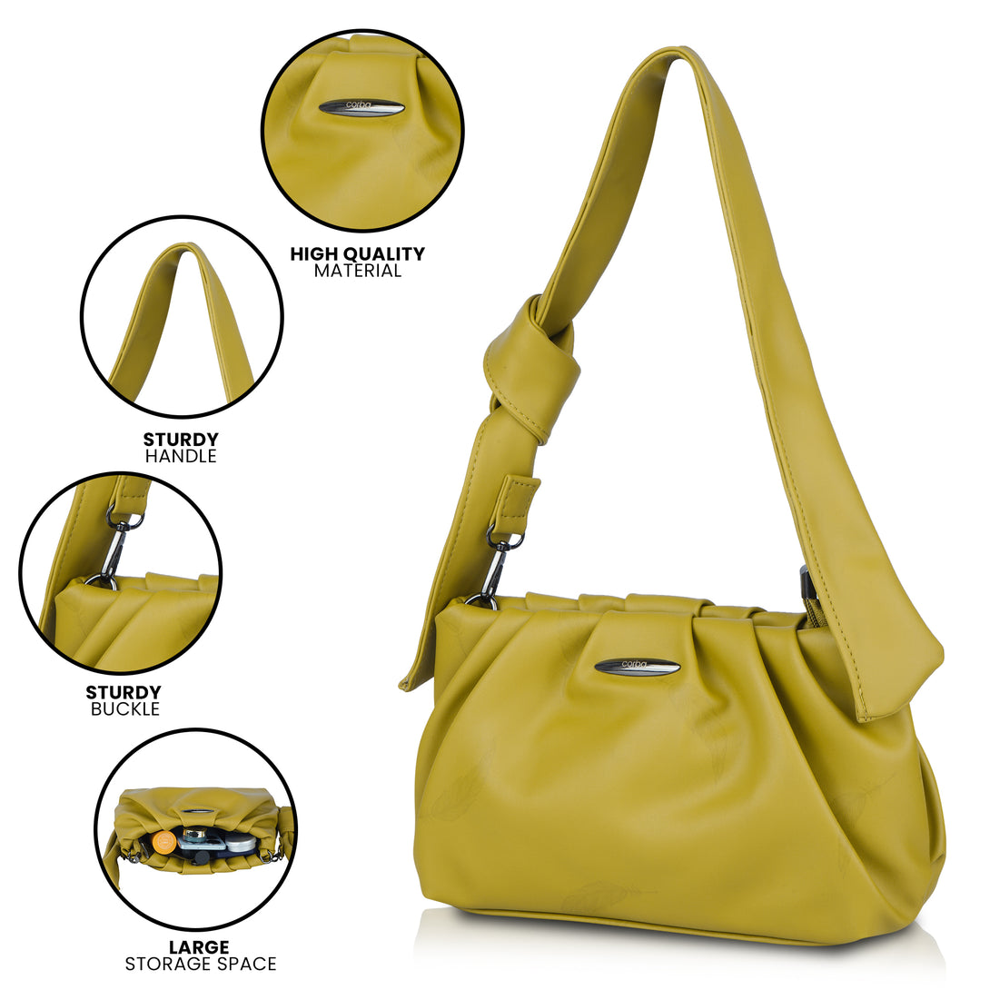 Corba Knot Style Sling Bag Light Brown (Copy) Corba.in