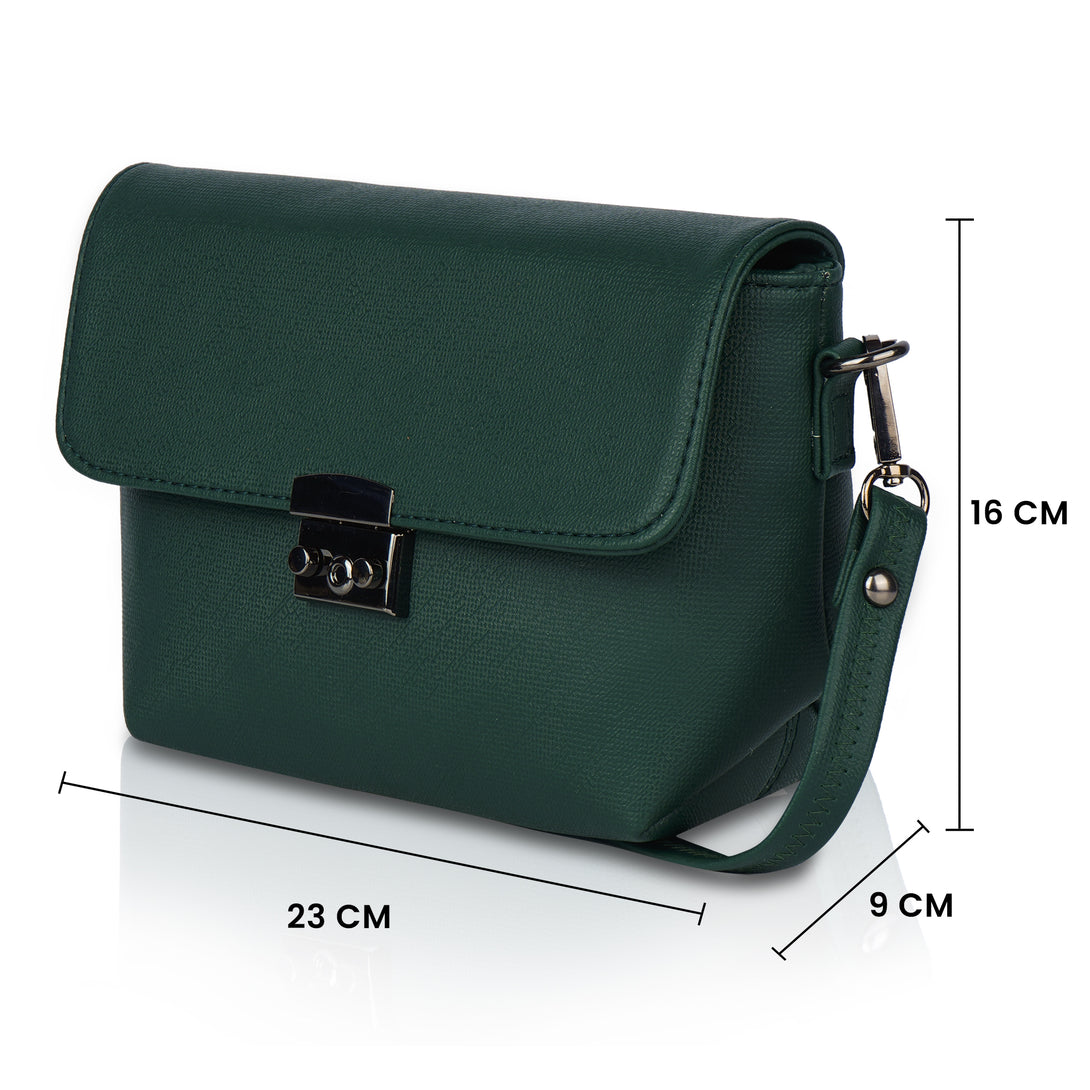 Corba Stylish Sling Bag Green - Corba.in