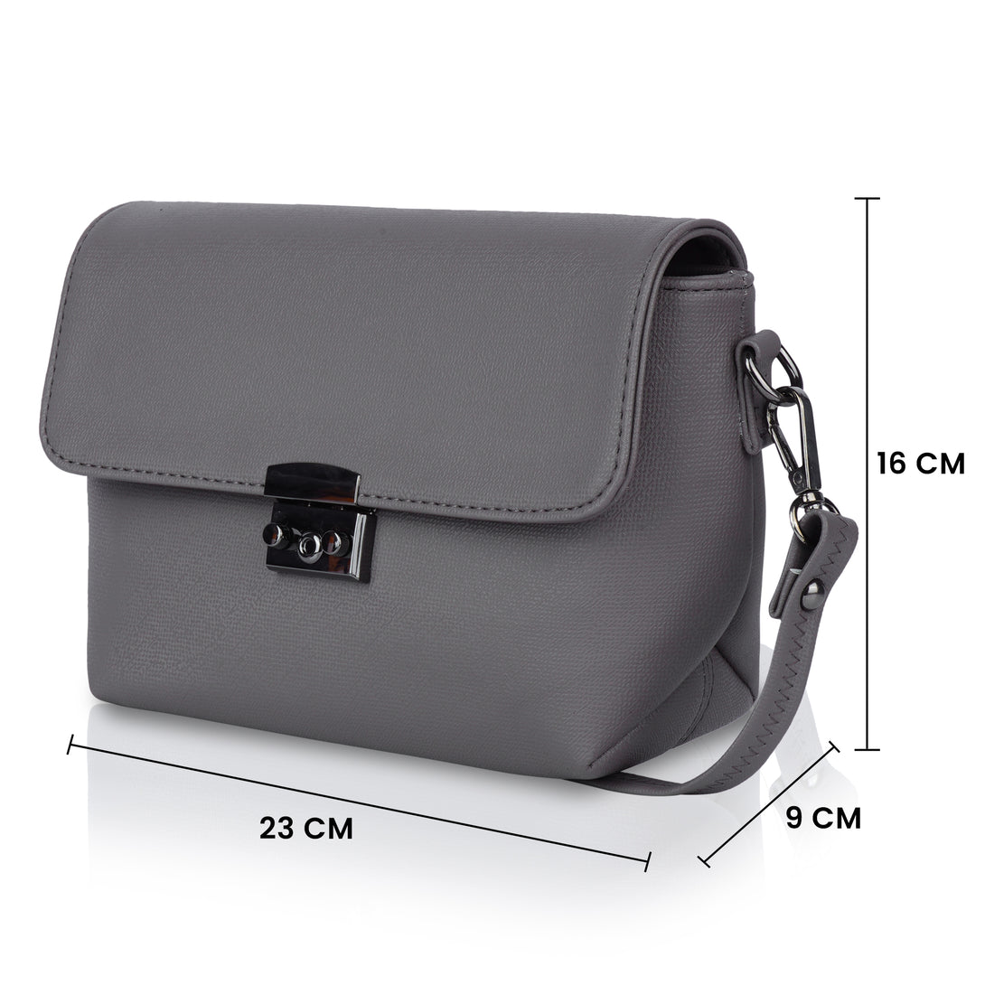 Corba Stylish Sling Bag Grey - Corba.in