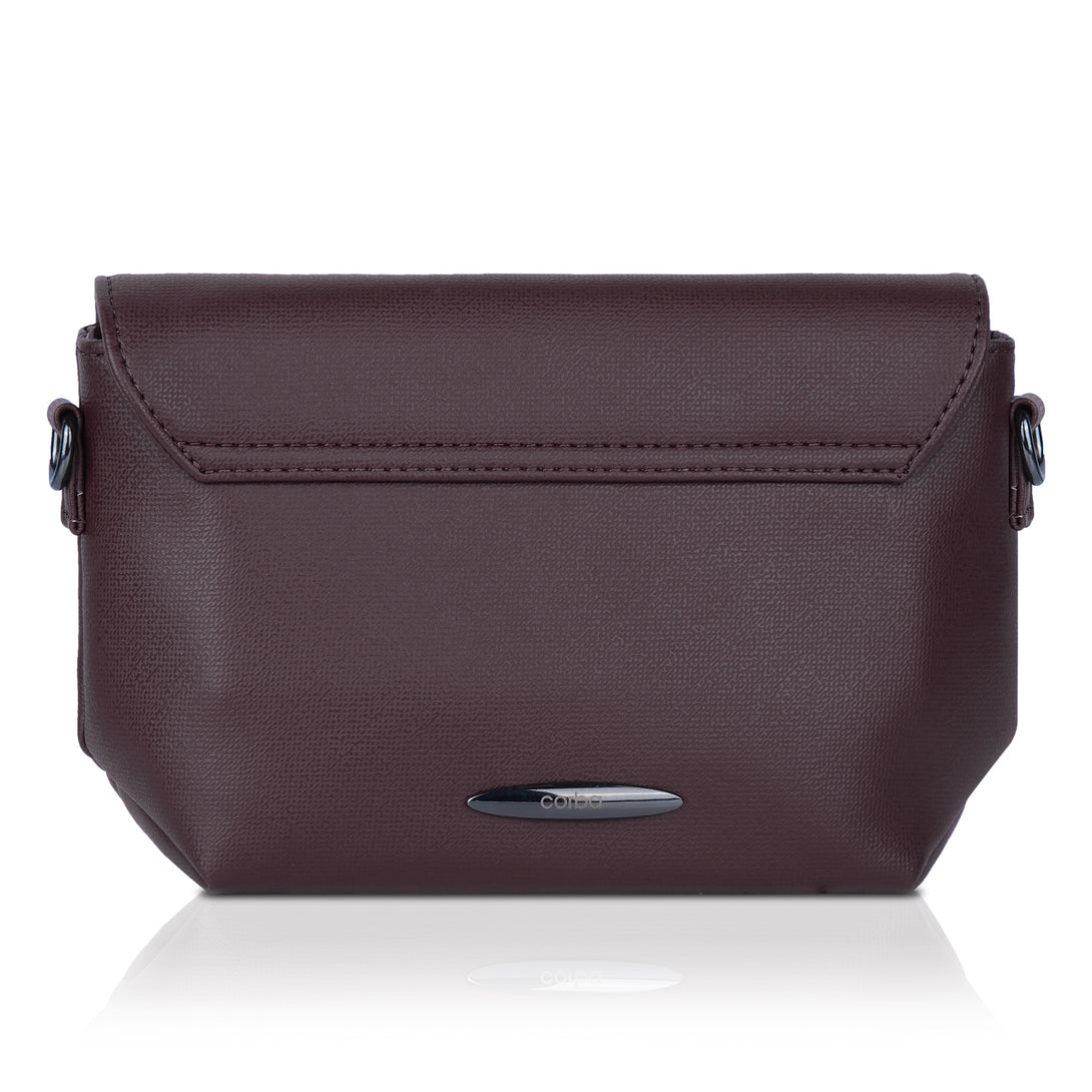 Corba Stylish Sling Bag Dark Brown - Corba.in