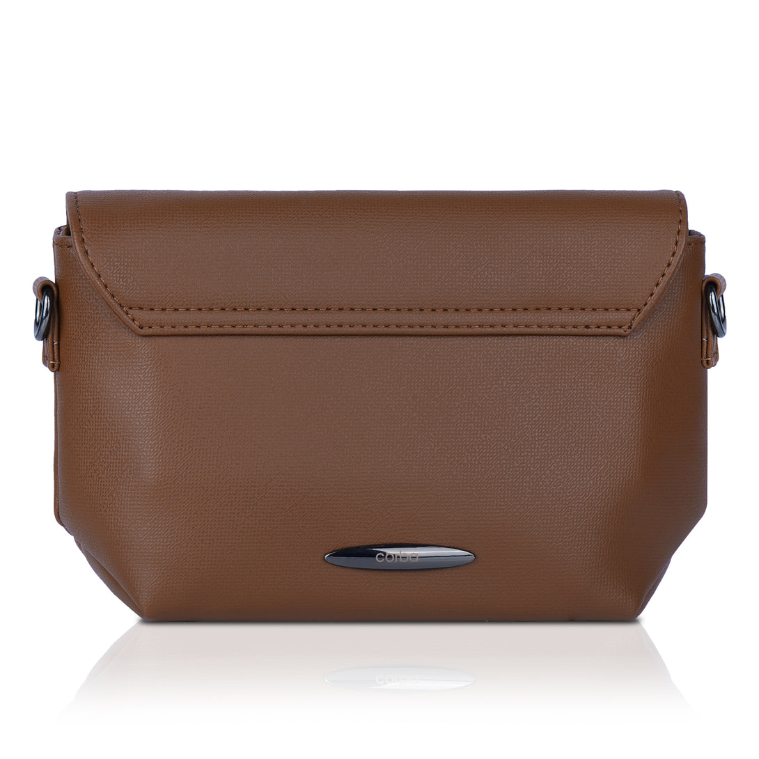 Corba Stylish Sling Bag Brown - Corba.in