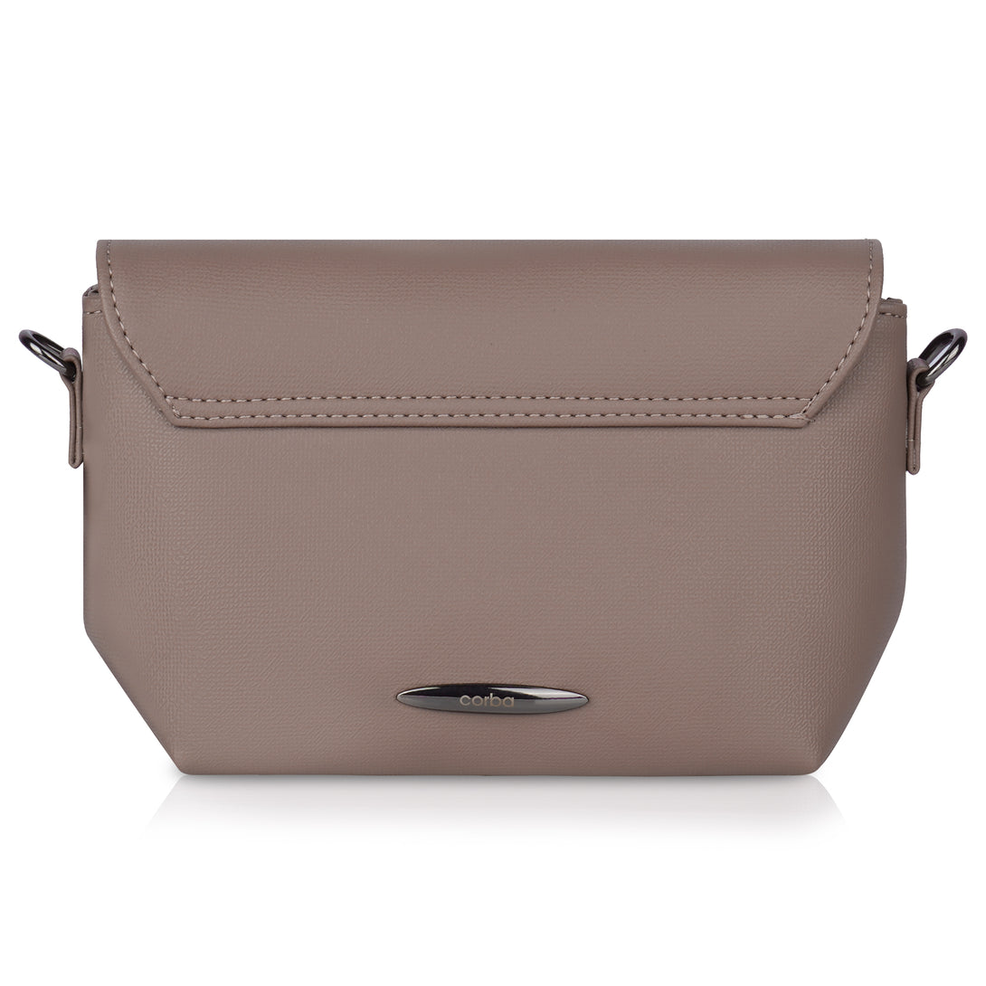 Corba Stylish Sling Bag Fossil Grey - Corba.in