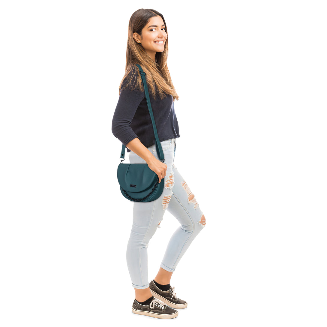 Corba Women Sling Bag Navy Blue - Corba.in