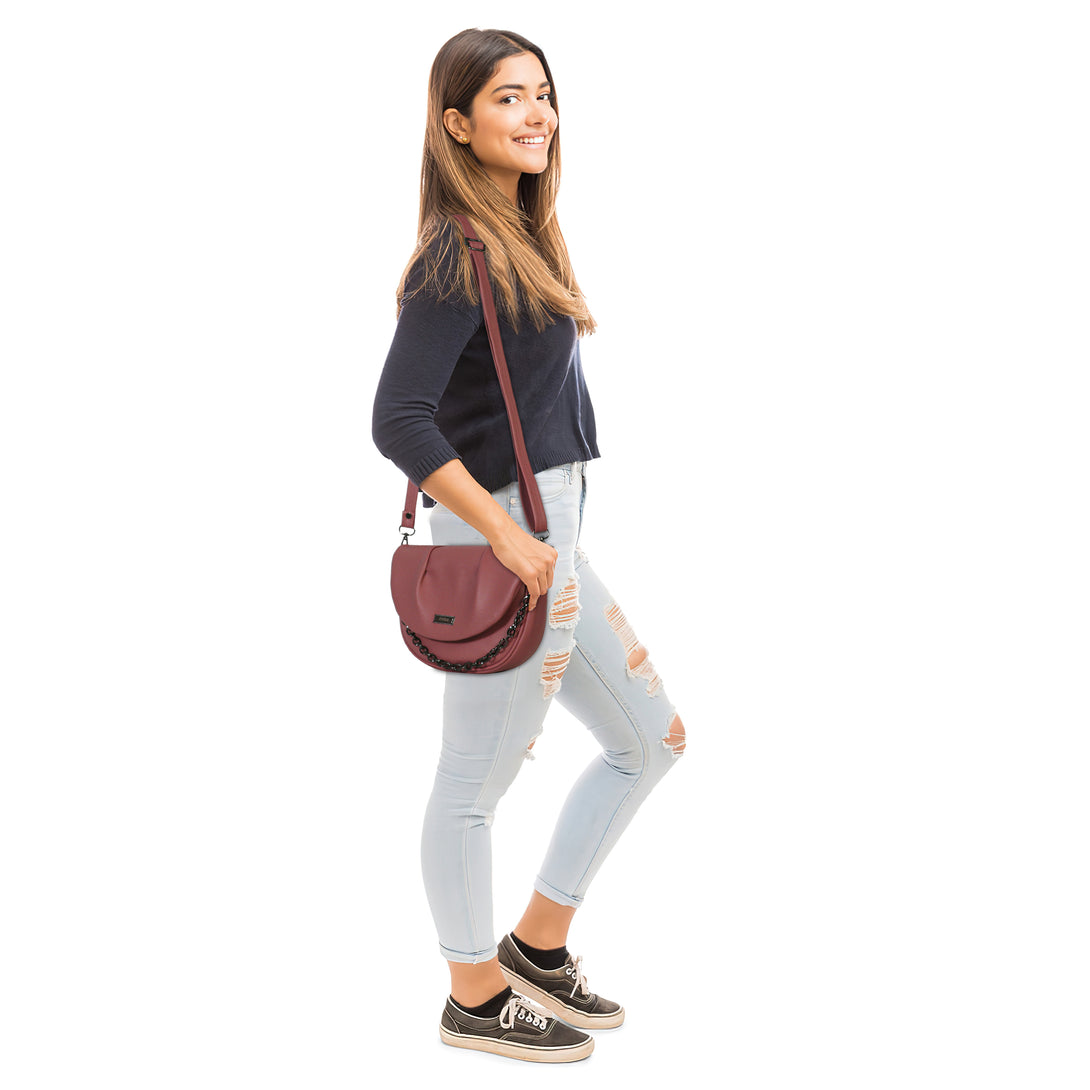 Corba Women Sling Bag Brown - Corba.in